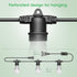 3 8.86ft Bulbs E26 300W Briignite Hanging Grow Light, LED Full Spectrum Grow Lights with Power Cord, Replaceable Base
