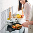 2 Pieces Splatter Guards for Frying, Nonstick Aluminum Oil Shield Guard for Kitchen Cooking