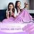 6 Purple,40 60 Inch) SmoothNovelty Pcs Eater Fleece Throw Blanket Bulk for Kids Soft Plush Flannel Throw for Kids Girl