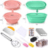 Palksky Sourdough Proofing Baskets Silicone Kit - Sourdough Bread Baking Supplies, Round & Oval Bowls for Rising