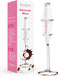 Powerful Handheld Milk Frother - Easy-to-Grip Electric Mixer, Twister-Design Mini Mixer for Powder Drinks, Rose Gold