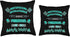 Funny AI Artificial Intelligence Tech Sarcastic Turquoise Throw Pillow, 16x16, Multicolor