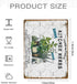 Kitchen Herbs Farm To Table 100% Organic Vintage Metal Tin Sign, Funny Garden Poster 8x12 Inch