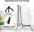 Mocoosy 4 Pack 8 Inch Improved Anti-Slip Plate Stands for Display, Picture Frame Holder Stand, Black Iron Easel Stands