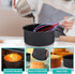 E-far 6 x 3 Inch Cake Pan Set of 3, Deep Stainless Steel Round Cake Pans for Baking Birthday Wedding Cakes