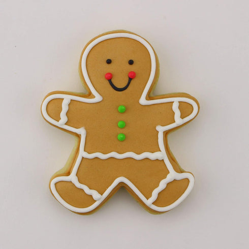 Happy Gingerbread Man Cookie Cutter, 3" by Ann Clark Cookie Cutters