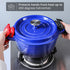 Cast Iron Skillet Handle Covers, Heat Resistant Pot Holders for Kitchen, Machine Washable Handle Mitts 2 PCS (Striped)
