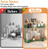 Counter Countertop (2 SUNZOS Bathroom Organizer, Corner Vanity Cosmetic Storage with Makeup Brush Holder, Organizers
