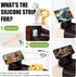 360 Couch Cup Holder,Bamboo Couch Arm Tray with Rotating Cup Holder,Foldable Anti-Slip Sofa Arm Chair Tray for Eating