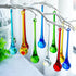 6pcs 5.9inch H&D Mix Color Large Crystal Raindrop Chandelier Prisms Hanging Drops Pendants DIY Parts