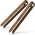 2 Pcs Magnetic Wooden Toaster Tongs, 8.7-Inch Premium Walnut Kitchen Utensil for Cooking, Toast, Bacon, Bagels