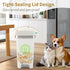 3 2.6 Small Bathroom Trash Can with Lid and Rolls Trash Bags, Step Pedal Wastebasket Plastic Garbage Can with Pop-Up