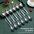 Kyraton Teaspoons Set of 24, Stainless Steel Coffee Spoons for Home, Restaurant, Hotel, Parties, Dishwasher Safe