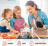1 Pair Heat Resistant Oven Gloves, Double Oven Mitt Set