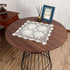15inch Hsvanyr Handmade Crochet Lace Tablecloth Doilies Placemat Dining Room Mats Nightstand Cover