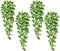 Whonline 4pcs Fake Plants Hanging - Artificial Vines Fake Pothos 3.6FT for Indoor Outdoor Living Room Decor (No Baskets)