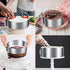 iNeibo Cake Ring and Cake Collar Set, 6 to 12 Inch Adjustable Cake Mousse Mould Set with 6 Inch Clear Cake Roll