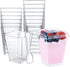 SHOPDAY 5 oz Plastic Dessert Cups with Lids 100 Pack Small Clear