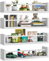 16.5" Wall Book Shelves for Kids - Floating Nursery Book Shelves Set
