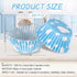 300 count Cloud Blue Cupcake Liners White Light Blue Cupcake Wrappers Paper Blue Muffin Cups Birthday Theme Party Baking Cups Baby Shower Decor Could Baking Wrapping and Packaging for Party Supplies by Cunhill