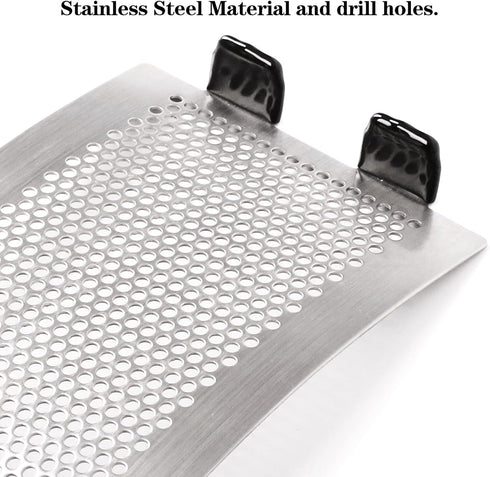 Dracarys Metal Punched BGE Mesh Screen Panel Big Green Egg Accessories Draft Door Screen, Big Green Egg Parts Stainless