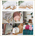 2 Pcs Household Kitchen Natural Bamboo Drain Dish Rack, Multifunctional Cup and Book Storage Rack, 8"(L) x 4.5"(W) x