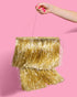 16" xo, Fetti Gold Fringe Tinsel Chandelier | | Bachelorette Party Decorations, Birthday Photo Booth Supplies, New