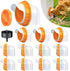 Chicken Feeder Port, 12 Pack Chicken Feeders No Waste with 12 Lids