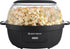 West Bend Stir Crazy Hot Oil Popcorn Popper - 6 Qt Popcorn Maker with Large Serving Bowl and Stirring Rod