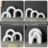 3 Qunclay Pcs Wood Arch Decorative Shelf Objects Modern Book Shelves Decor Aesthetic Wooden Boho Table Decorations