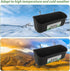 6 5 PCS Black Goat Feeder Hanging Pig Feeder with Clips Quart Chicken Feeder Trough Poultry Feeder Hanging Goat Mineral