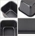 Beasea Long Loaf Bread Pan, 12x4 Inch 2 Set Rectangle Nonstick Baking Pans, Carbon Steel Toast Pan
