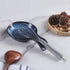 Blue Ceramic Spoon Rest for Kitchen, Heat Resistant Utensil Holder for Countertop, Dishwasher Safe, Cooking Spoon Holder