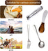 Charcuterie Accessories (14 Pcs) - Cheese Spreaders, Mini Serving Spoons, Forks, and Tongs for Charcuterie Board,