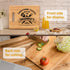 Personalized Bamboo Cutting Board Gift for Grandpa, Best Birthday Gifts for Grandfather Papa, Cool Fathers Day Gifts
