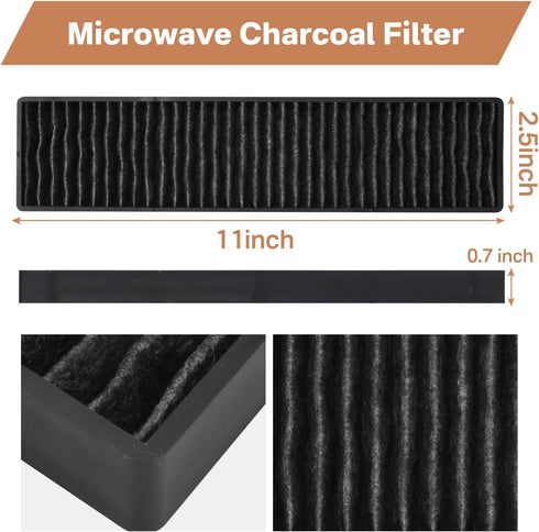 Microwave Filter Replacement, Charcoal Filter Compatible with GE Microwave Models