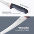 DELFINA 6 Inch Boning Knife for Meat Cutting, Semi-flexible Curved Blade Processing Knife, Premium Stainless Fish Fillet, BBQ Brisket Meat Trimming Butcher Knife for Kitchen Home Restaurant by DELFINA