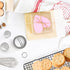 ALLTOP 5 Piece Round Biscuit Cutters with Handle, Stainless Steel Cookie Cutter for Pastry