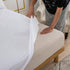 Kingnex Full Size Waterproof Mattress Protector, Quiet Breathable Premium Soft Terry Fitted Bed Cover