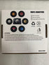 Valdivia Funny Retro Vinyl Record Coasters - 6 Pcs Music Coasters for Drinks, Bars, Party, Birthday Gifts, Home Decor