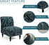 Armless Armless 1) Liykimt Accent Chair Cover Slipcover,Slipper Chair Stretch Spandex Removable for Chair Furniture