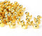 Yaocom 300 Pcs Mini Golden Duck Statue Bulk Golden Duck Figurines Micro