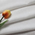Boho Tassel White Valances for Windows, Semi Sheer Kitchen Valance, Bedroom Bathroom Small Window Cafe Curtains, 54x15