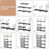 8-Tier Closet 26-32 15 ROJASOP Shoe Rack Organizer, Metal Shoe Rack for Entryway Garage, Pairs Tall Shoe Boot Storage