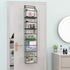 Fixwal Over The Door Hanging Pantry Organizer, 5-Shelf Room Organizer with Clear Plastic Pockets, Large Capacity for