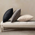 MIULEE Pack of 2 Decorative Velvet Throw Pillow Covers - Soft Black Square Cushion Case for Sofa, 18x18 Inch