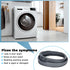 Upgraded MDS47123602 Washer Door Gasket Boot Seal Compatible with LG and Kenmore Washing Machines, Replaces AH3535210,