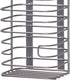 Household Essentials Cabinet Door Trash Bag Holder, Steel Frame, Satin Nickel Powder Coating, Perfect for Disposable