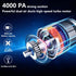 Handheld Car Vacuum Cleaner Cordless, 4000Pa Powerful Portable Mini Vacuum Cleaner 2 in 1 Low Noise Air Buster with Multi-Nozzles for Car, Home, Office, Pet, Keyboard by JIN HONG JIE
