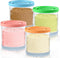 QVN For Ninja Creami Pints and Lids - 4 Pack Creami Pints, 16